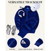 image:imageCOOFANDY Mens 2 Piece Velour Tracksuit Full Zip Jackets Pants Velvet Jogging Suits Sweatsuit SetSky Blue