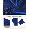 image:imageCOOFANDY Mens 2 Piece Velour Tracksuit Full Zip Jackets Pants Velvet Jogging Suits Sweatsuit SetSky Blue