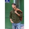 image:imageCOOFANDY Mens Slim Fit Mock Turtleneck T Shirt Casual Basic Knitted Long Sleeve Pullover SweaterArmy Green