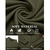 image:imageCOOFANDY Mens Slim Fit Mock Turtleneck T Shirt Casual Basic Knitted Long Sleeve Pullover SweaterArmy Green