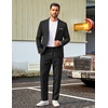 image:imageCOOFANDY Mens Suits 2 Piece Classic Fit Casual Suits Set 2 Button SuitBlack