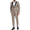 image:imageCOOFANDY Mens 2 Piece Suit One Button Tuxedo Jacket Dress Pants OutfitKhaki