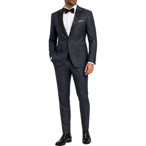image:imageCOOFANDY Mens 2 Piece Suit One Button Tuxedo Jacket Dress Pants OutfitDeep Grey