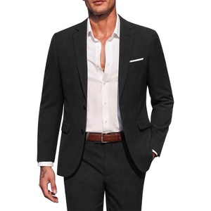 image:imageCOOFANDY Mens Suits 2 Piece Classic Fit Casual Suits Set 2 Button SuitBlack