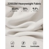 image:imageCOOFANDY Henley Shirts for Men Casual TShirts Henley Long Sleeve ShirtsWhite