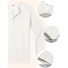image:imageCOOFANDY Henley Shirts for Men Casual TShirts Henley Long Sleeve ShirtsWhite