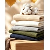 image:imageCOOFANDY Henley Shirts for Men Casual TShirts Henley Long Sleeve ShirtsWhite