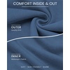image:imageCOOFANDY Mens Sweatshirt Crew neck lightweight Fleece Pullover TshirtCaptain Blue