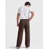 image:imageCOOFANDY Baggy Sweatpants Men Wide Leg Cotton Joggers for Men with PocketsCoffee