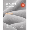 image:imageCOOFANDY Baggy Sweatpants Men Wide Leg Cotton Joggers for Men with PocketsLight Gray