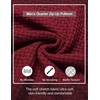 image:imageCOOFANDY Men Dress Crewneck Sweater Pullover Knit Long Sleeve Casual Slim Fit SweaterDark Red
