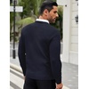 image:imageCOOFANDY Men Dress Crewneck Sweater Pullover Knit Long Sleeve Casual Slim Fit SweaterNavy Blue