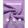 image:imageCOOFANDY Men Dress Crewneck Sweater Pullover Knit Long Sleeve Casual Slim Fit SweaterPurple