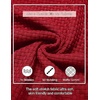image:imageCOOFANDY Men Dress Crewneck Sweater Pullover Knit Long Sleeve Casual Slim Fit SweaterRed