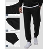 image:imageCOOFANDY Mens Tracksuits 2 Piece Set Full Zip Hoodie Jogging Sweat SuitsBlack