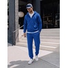 image:imageCOOFANDY Mens Tracksuits 2 Piece Set Full Zip Hoodie Jogging Sweat SuitsBlue
