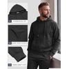 image:imageCOOFANDY Mens Tracksuits 2 Piece Set Full Zip Hoodie Jogging Sweat SuitsDark Gray