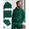 image:imageCOOFANDY Mens Tracksuits 2 Piece Set Full Zip Hoodie Jogging Sweat SuitsDark Green