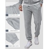 image:imageCOOFANDY Mens Tracksuits 2 Piece Set Full Zip Hoodie Jogging Sweat SuitsLight Gray
