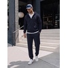 image:imageCOOFANDY Mens Tracksuits 2 Piece Set Full Zip Hoodie Jogging Sweat SuitsNavy Blue