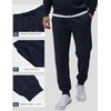 image:imageCOOFANDY Mens Tracksuits 2 Piece Set Full Zip Hoodie Jogging Sweat SuitsNavy Blue
