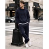 image:imageCOOFANDY Mens Tracksuits 2 Piece Set Full Zip Hoodie Jogging Sweat SuitsNavy Blue