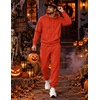 image:imageCOOFANDY Mens Tracksuits 2 Piece Set Full Zip Hoodie Jogging Sweat SuitsOrange