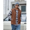 image:imageCOOFANDY Mens Polar Fleece Vest Lightweight Sleeveless Zip Up Jacket WarmBaked Clay