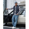 image:imageCOOFANDY Mens Polar Fleece Vest Lightweight Sleeveless Zip Up Jacket WarmDark Blue