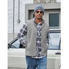 image:imageCOOFANDY Mens Polar Fleece Vest Lightweight Sleeveless Zip Up Jacket WarmLight Grey