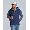 image:imageCOOFANDY Mens Polar Fleece Vest Lightweight Sleeveless Zip Up Jacket WarmNavy Blue