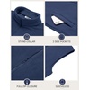 image:imageCOOFANDY Mens Polar Fleece Vest Lightweight Sleeveless Zip Up Jacket WarmNavy Blue