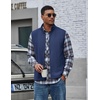 image:imageCOOFANDY Mens Polar Fleece Vest Lightweight Sleeveless Zip Up Jacket WarmNavy Blue