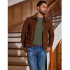 image:imageCOOFANDY Mens T Shirts Long Sleeve Cotton Blend TShirts Casual Crew Neck Soft Basic Tee ShirtsArmy Green
