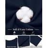 image:imageCOOFANDY Mens T Shirts Long Sleeve Cotton Blend TShirts Casual Crew Neck Soft Basic Tee ShirtsBlue Violet