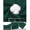 image:imageCOOFANDY Mens T Shirts Long Sleeve Cotton Blend TShirts Casual Crew Neck Soft Basic Tee ShirtsLake Green