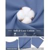 image:imageCOOFANDY Mens T Shirts Long Sleeve Cotton Blend TShirts Casual Crew Neck Soft Basic Tee ShirtsNavy